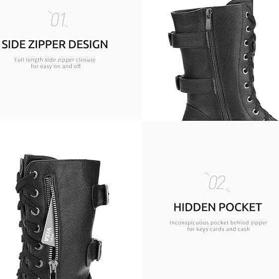 Secret Pocket Boots, -70% + Kostenloser Versand