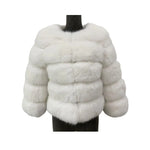 Gewellter Pelzmantel - 70% Rabatt + Kostenloser Versand