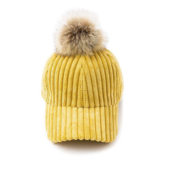 Impressive Women Pom-Pom Cap, ginger