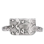 Grey snake fanny pack