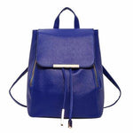 Blue fashion backpacks women's