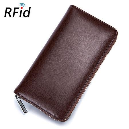 Brown womens card holder wallet