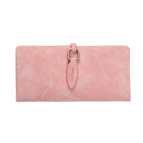 Cute minimalist pink wallet