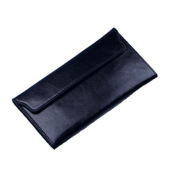 Black women's wallet with removable card holder