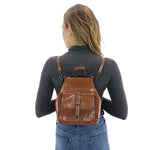 Vintage backpack purse, Black, Burgundy, Brown