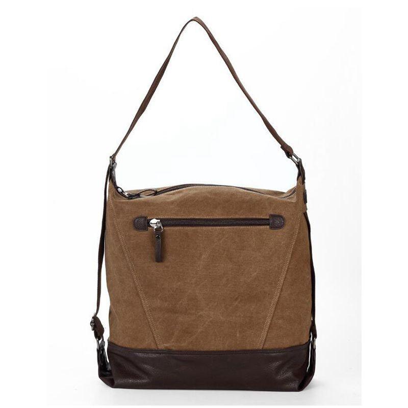 large canvas tote bag convertible