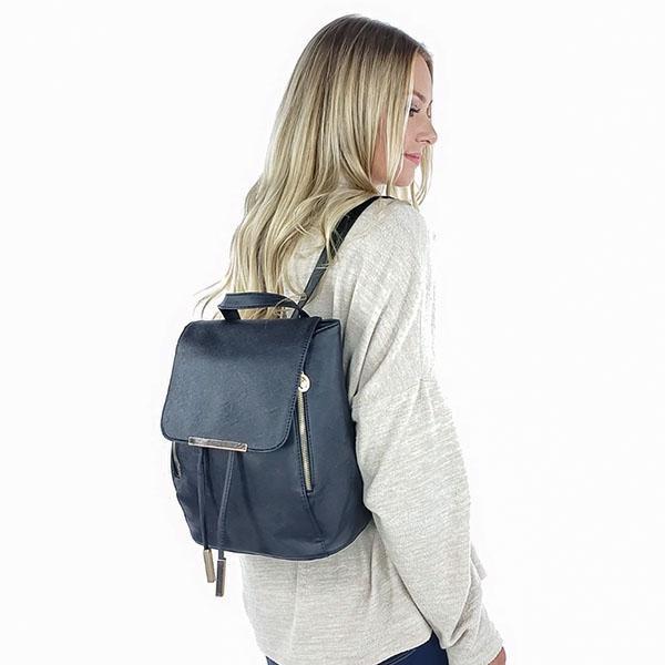 Fashion backpacks for women, Black, White, Light Blue, Pink, Grey, Blue