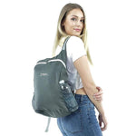 Foldable backpack nylon waterproof, Gray, Black, Blue, Purple, Sky Blue, Rose Red, Orange, Green
