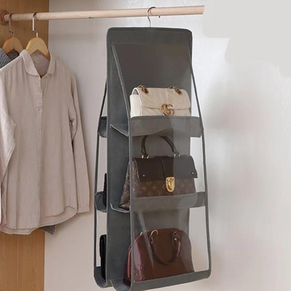 Hanging Handbag Organizer strong enough to hold your bags purse wallet