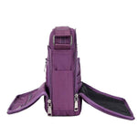 Double zippered compartment messenger bag