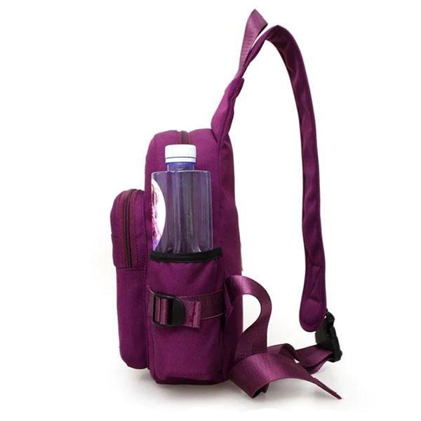 women chest bag water bottle holder