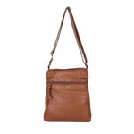 Scarlett, Impressive leather Crossbody Bag back view 