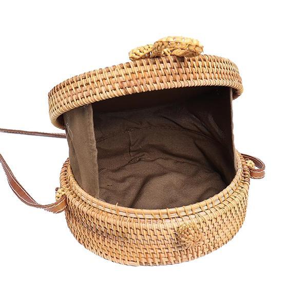 Round circle rattan compartment