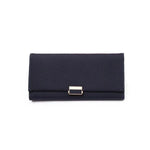 Blue large wallet clutch for women
