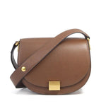 Brown saddle leather purse crossbody