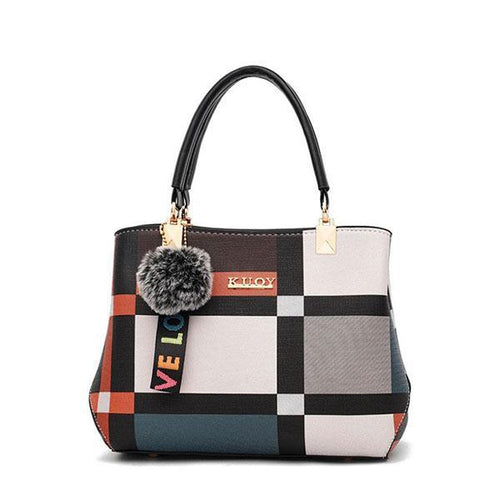 Plaid crossbody bag 