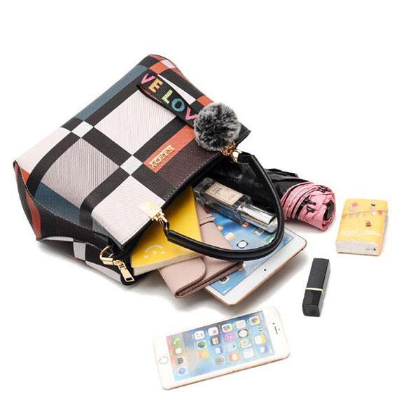 plaid bag