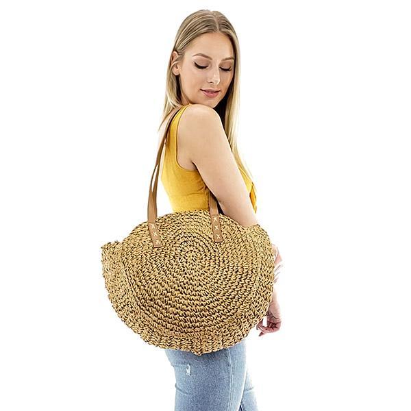 straw tote beach bag