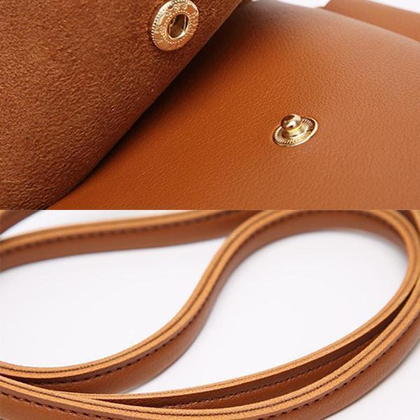 Brown phone crossbody bag