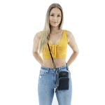 multi pocket cross body phone bag