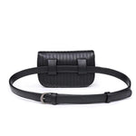 womens black fanny pack