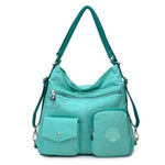 Emerald convertible backpack purse