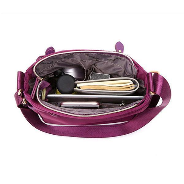 interior nylon crossbody bag