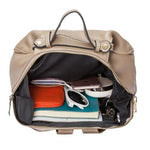 Khaiki backpack with top opening