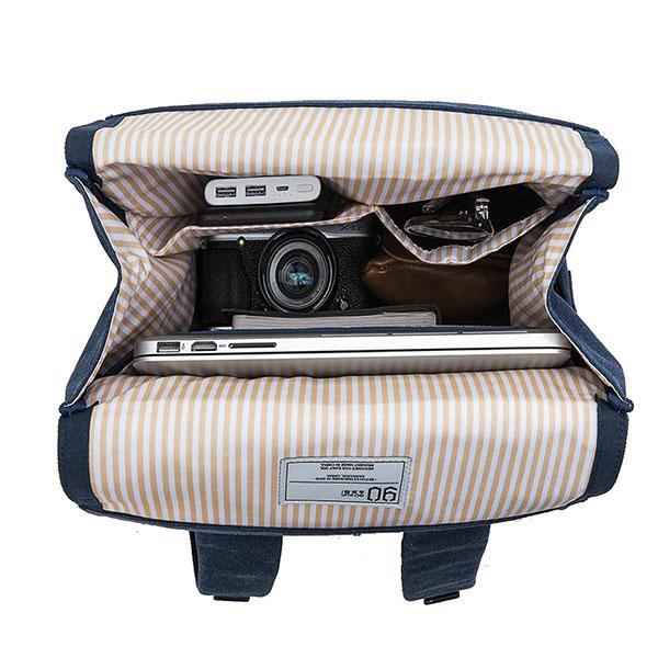 15 inch laptop canvas backpack