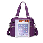 Nylon messenger tote bag hold notepad ipad