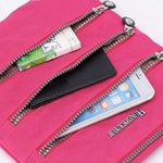multiple pocket nylon lighweight bag