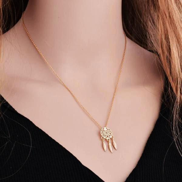 Dream catcher necklace