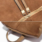 nubuck material backpack