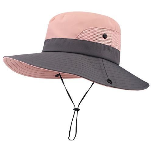 pink summer hat for women