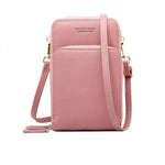 Pink small crossbody bag cell phone purse