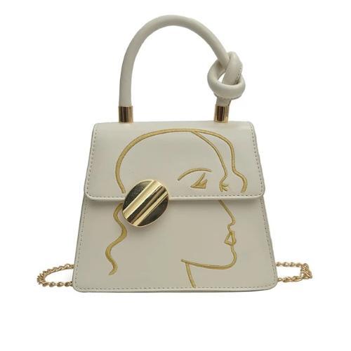 The art, Stylish Women Handbag, beige