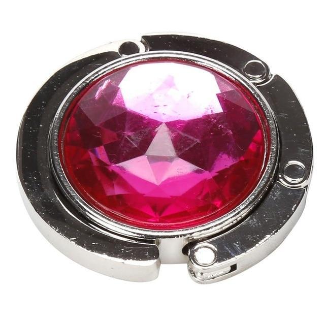 Wine color Foldable Handbag Purse Hook