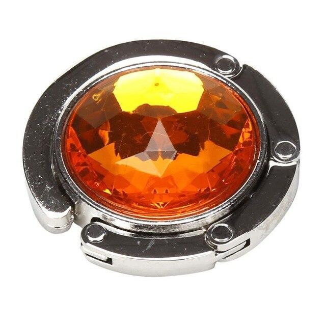 Orange Foldable Handbag Purse Hook