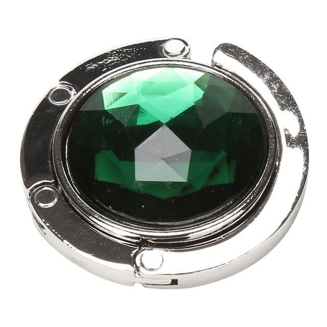 Green Foldable Handbag Purse Hook