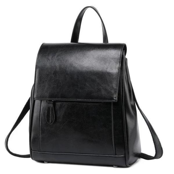 Black convertible backpack handbag