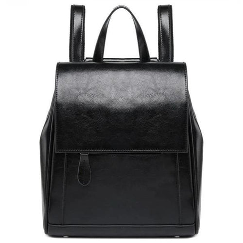 Black color women backpack purse