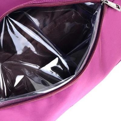 Umbrella compartment nylon tote bag