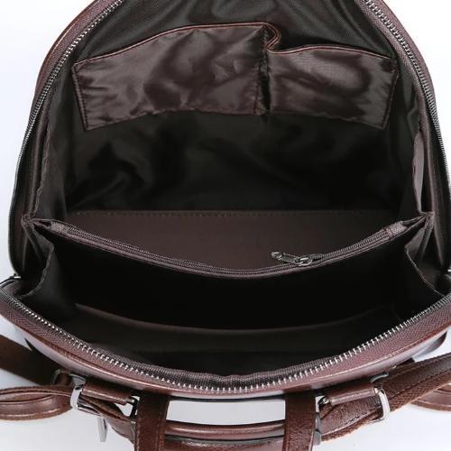 Multiple compartment backpack purse