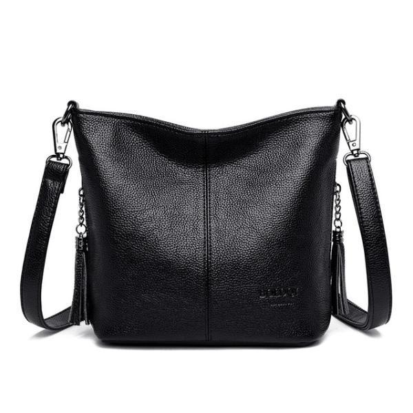 Black cute small crossbody bags leather