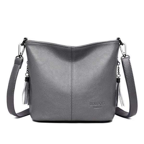 Gray cute small crossbody bags leather