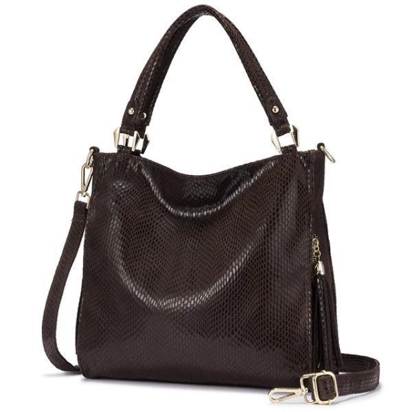 Coffe large handbags with crossbody strap