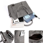 Canvas bag can hold laptop