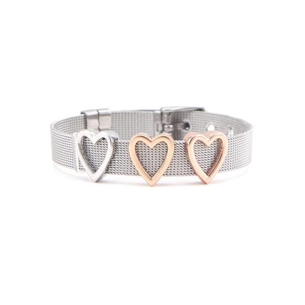 simple beauty with heart charm