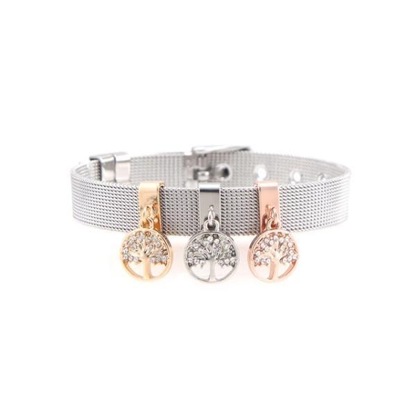 Fancy family tree charm