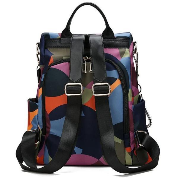Antitheft backpack purse with many colors